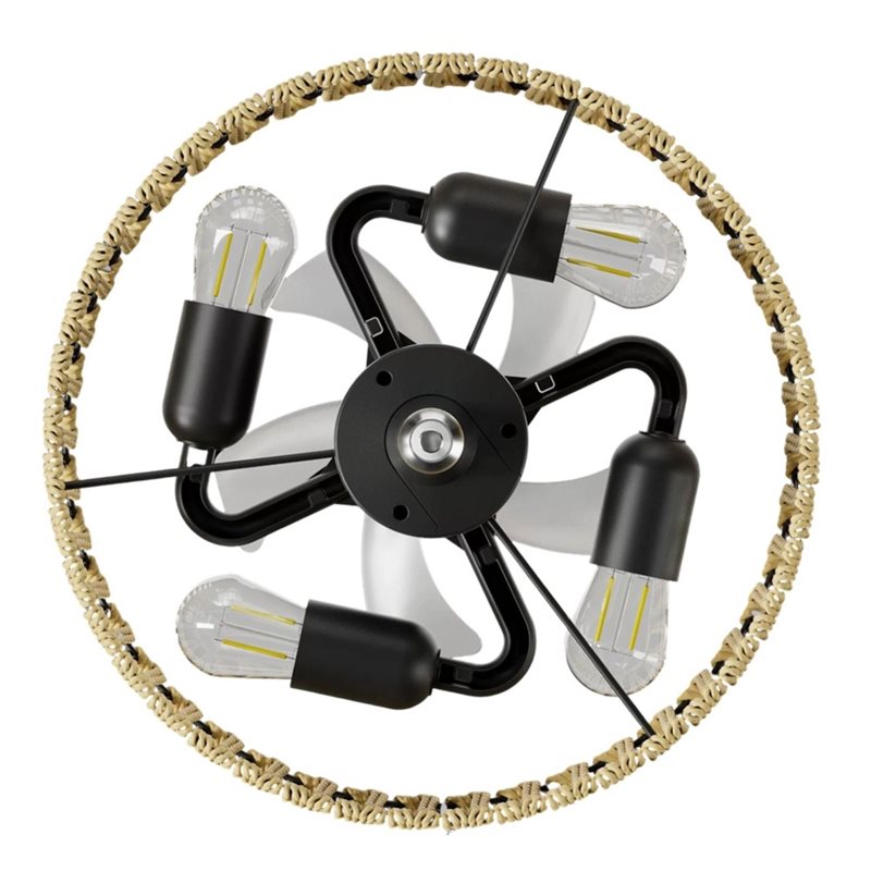 Home Bathroom Fan - A25F-Bedroom Ceiling Fan With Lights Modern