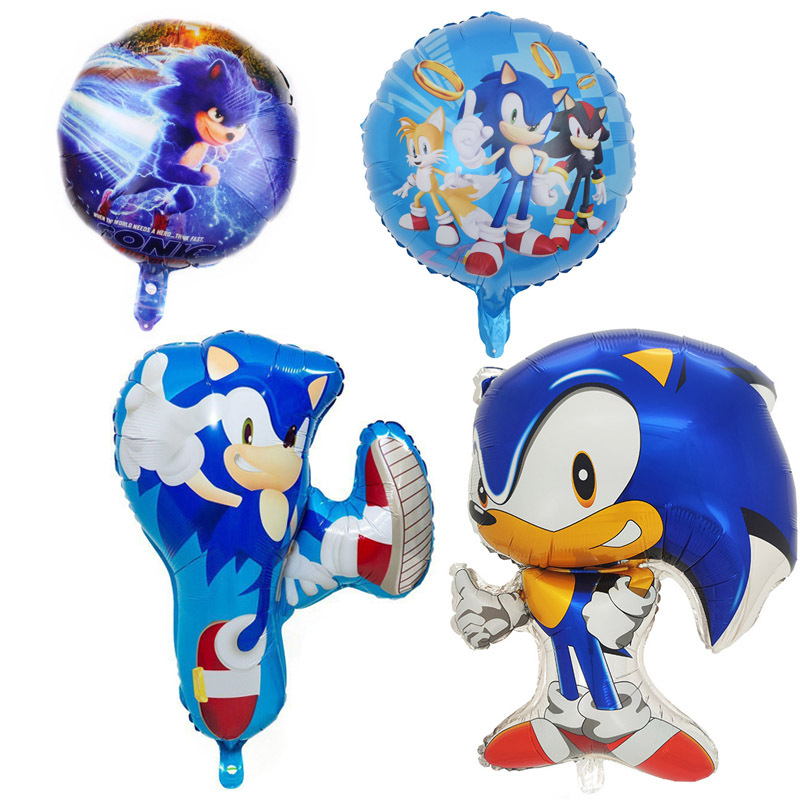 Home Goods Bathroom - Cartoon Blue Flashing the Hedgehog Balloon