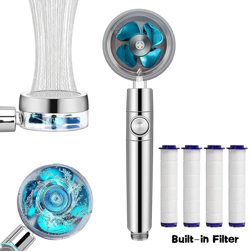 Home Bathroom Fan - 360 Degrees Rotation Turbo Fan Shower