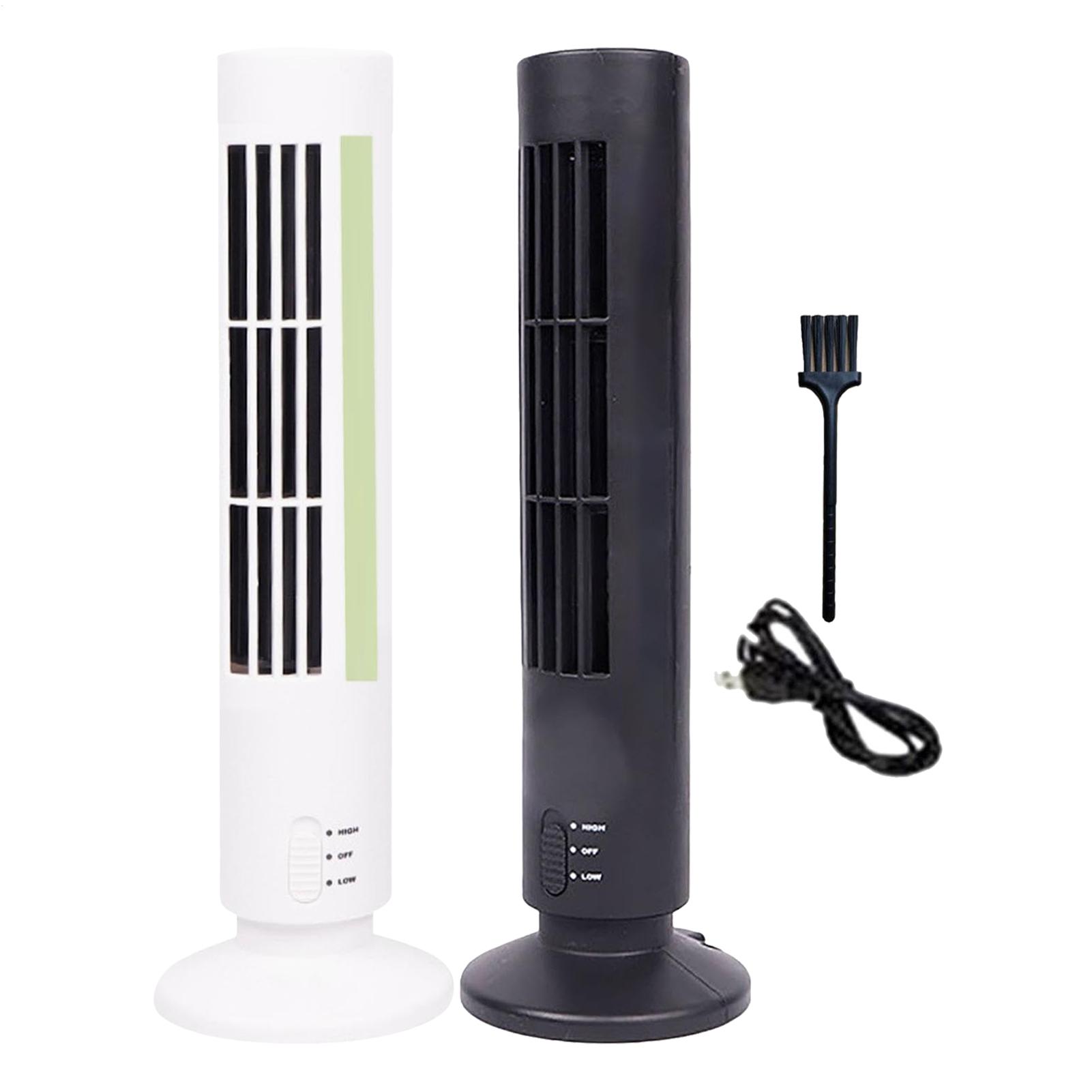 Home Bathroom Fan - Bladeless Fan for Bedroom Plug-in Bedside