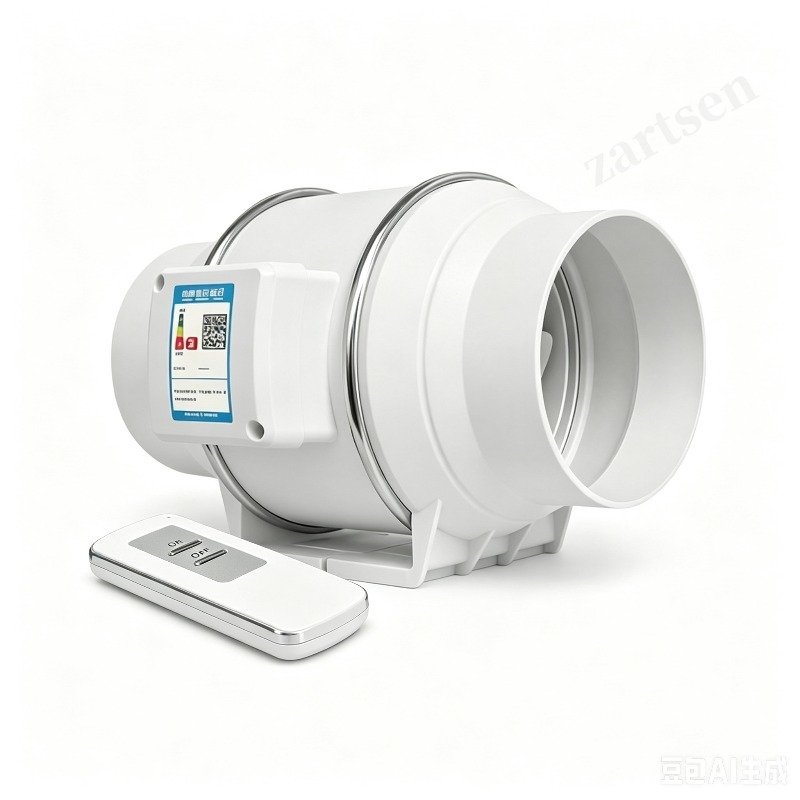 Home Bathroom Fan - Exhaust Fan Home Silent Inline Pipe