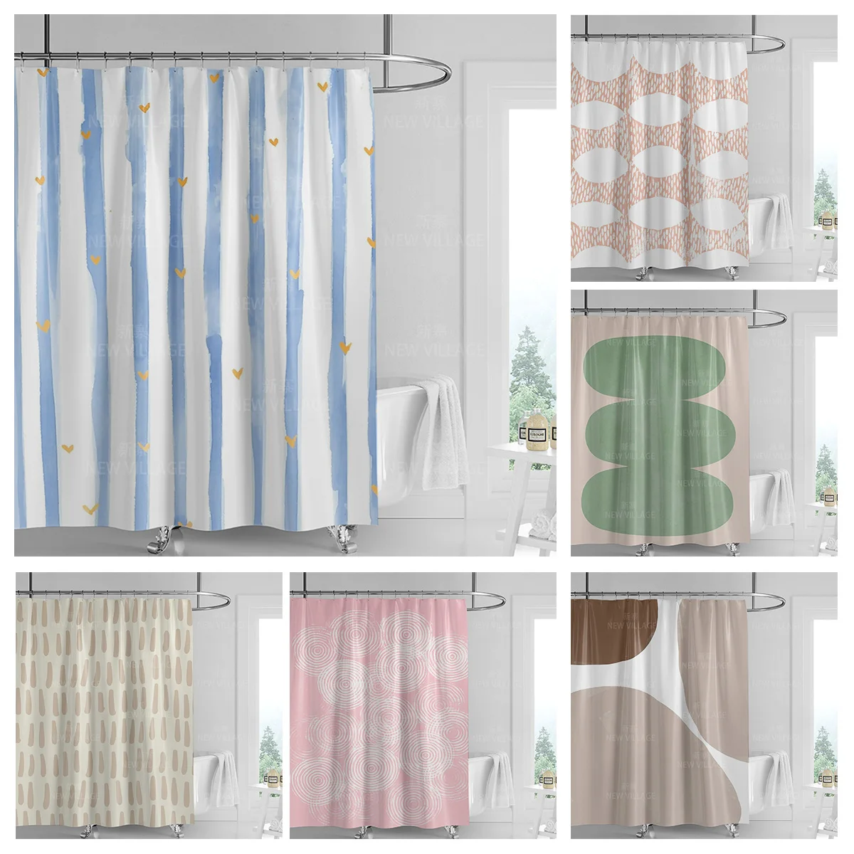 Abstract Geometric Graffiti Sh - Shower Curtain Liner review and price