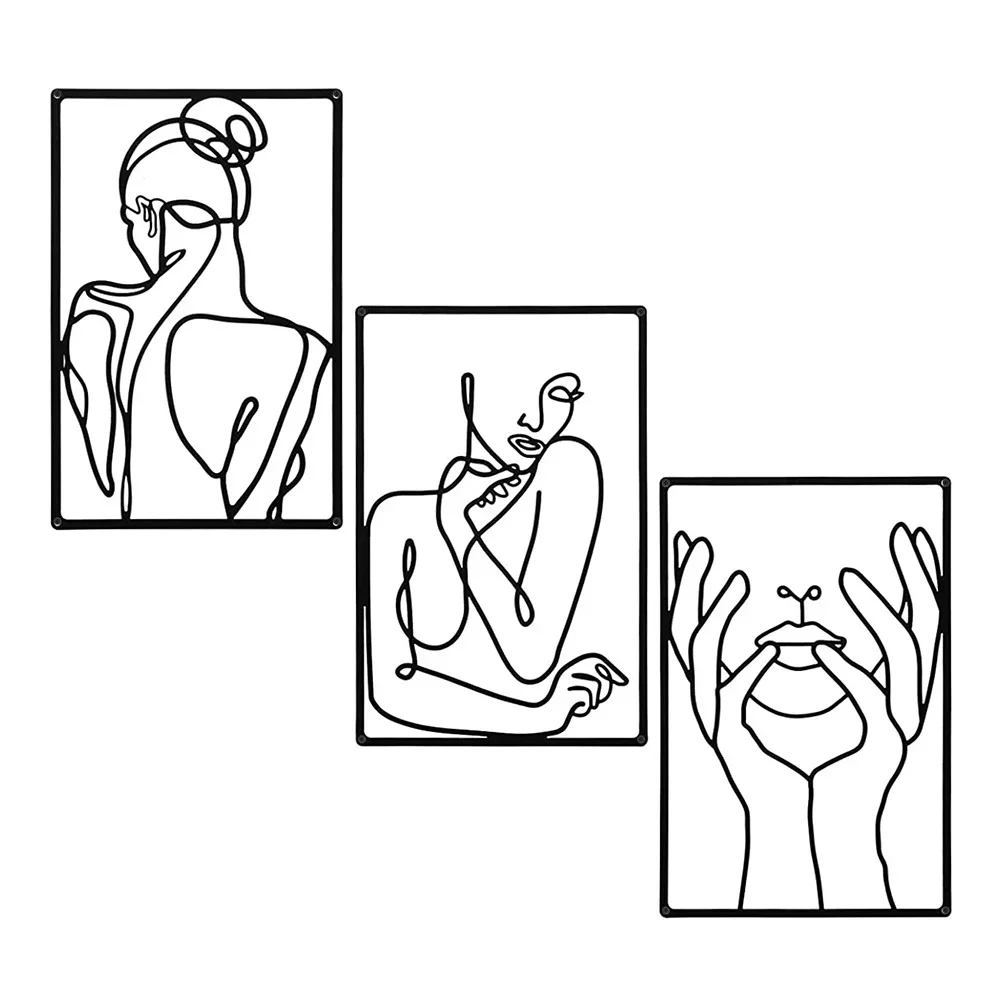 3pcs Stunning Line Drawing Dec - Home Goods Bathroom review and price