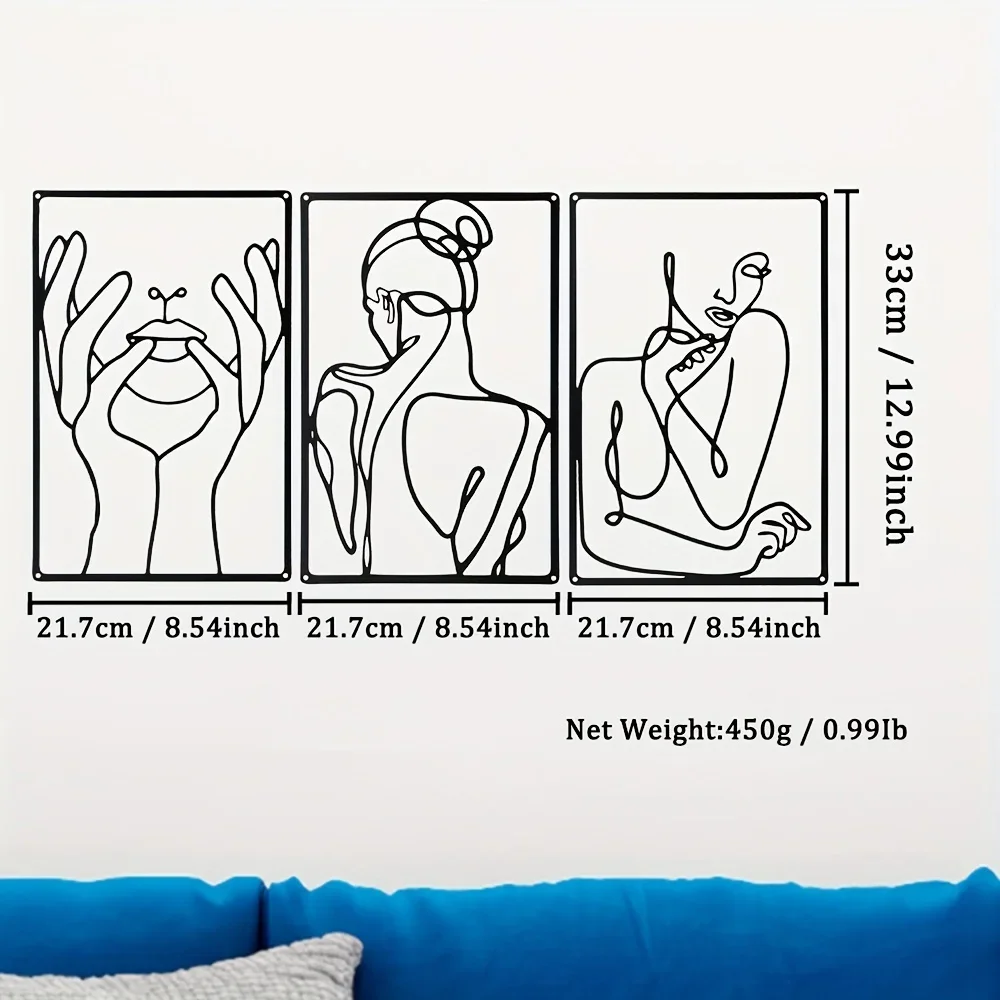 3pcs Stunning Line Drawing Dec - Home Goods Bathroom review and price