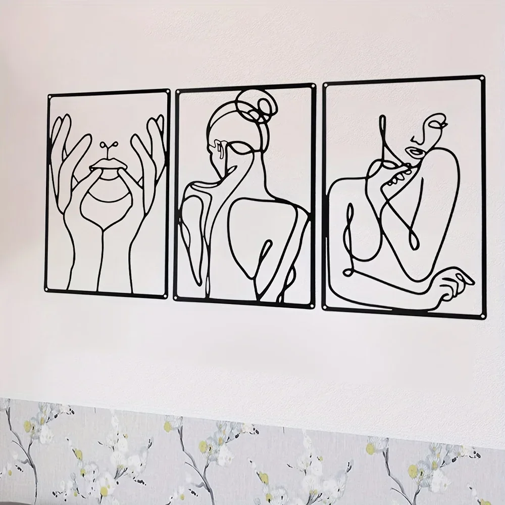 3pcs Stunning Line Drawing Dec - Home Goods Bathroom review and price