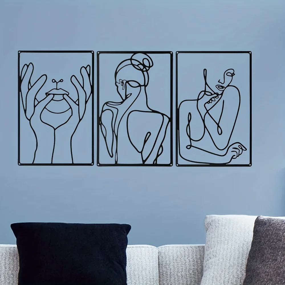 3pcs Stunning Line Drawing Dec - Home Goods Bathroom review and price