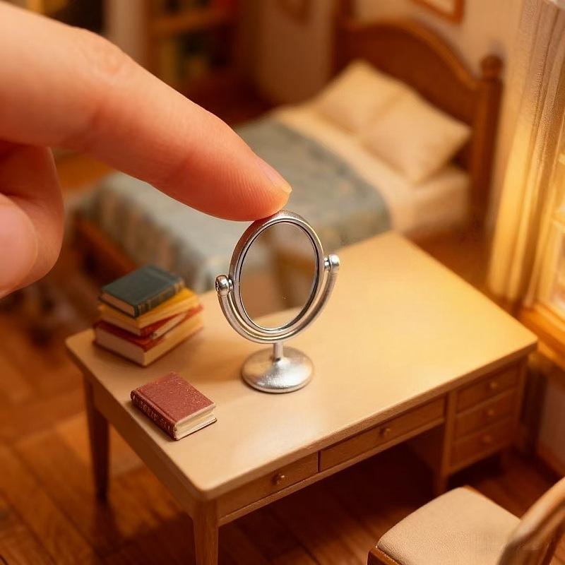 1Pcs Miniature Retro Mirror Dr - Home Theater Bathroom review and price