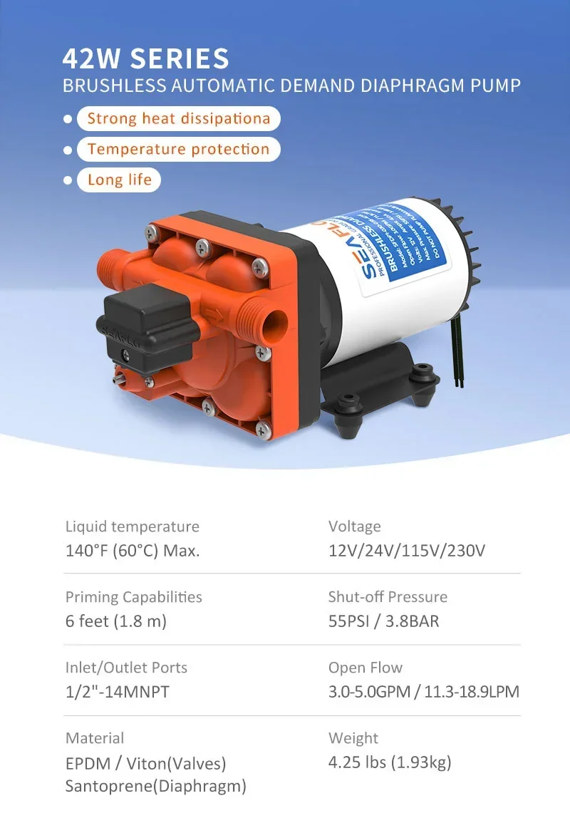 115V 230V AC Small Mini Automa - Home Bathroom Pressure Pump review and price