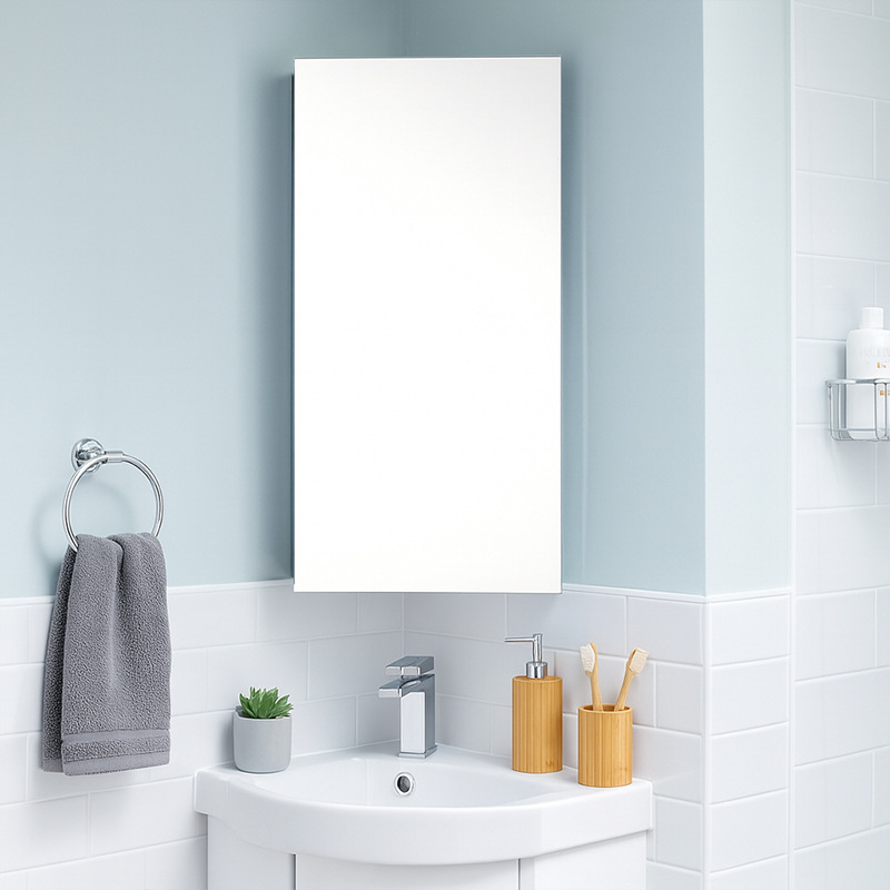 Bathroom Triangular Mirror Cab - Home Theater Bathroom review and price