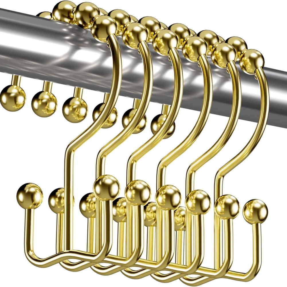 12pc Metal Shower Curtain Ring - Shower Curtain Liner review and price
