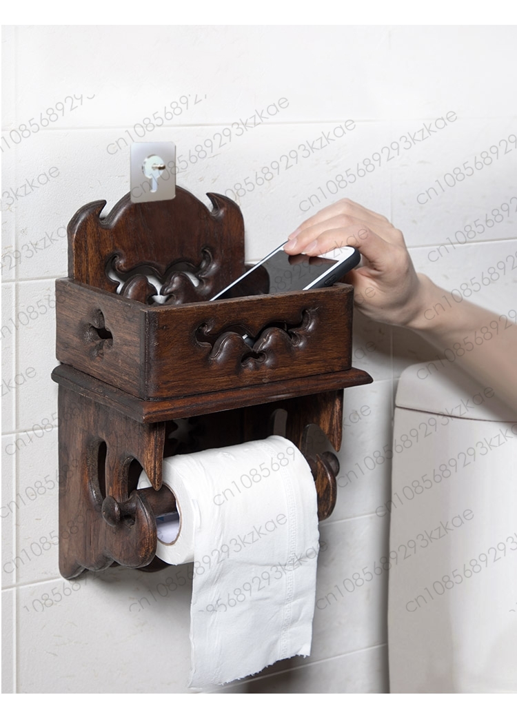 Wooden Paper Towel Holder Toil - Home Bathroom Paper Towels review and price