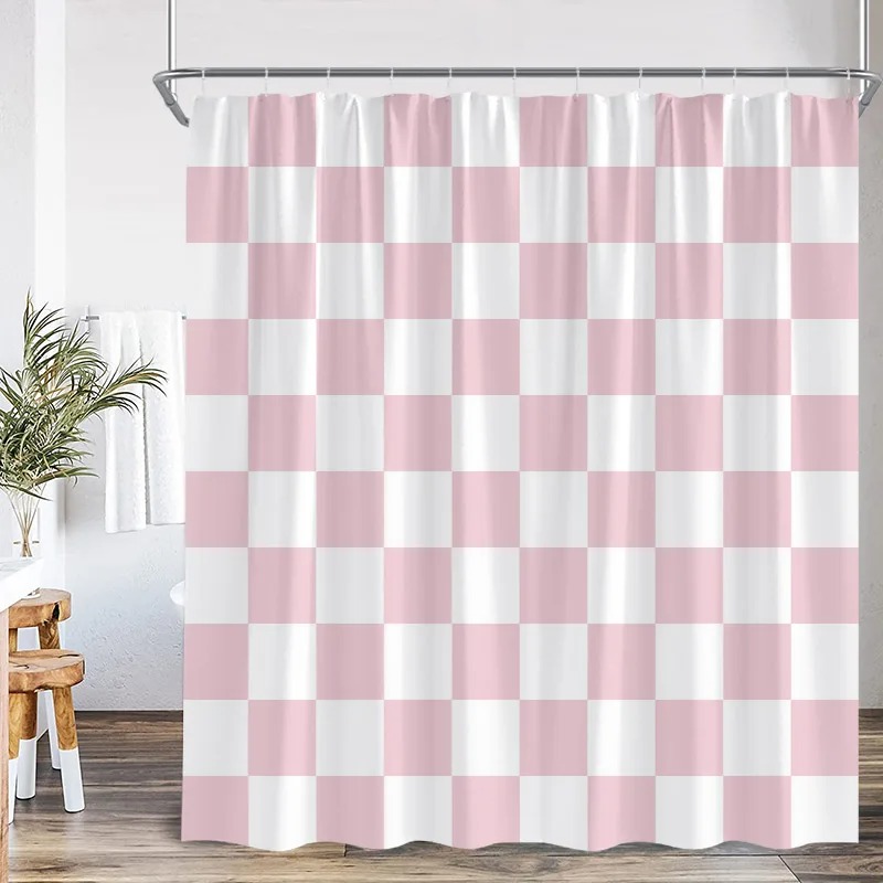 Black and White Check Shower C - Shower Curtain Liner review and price