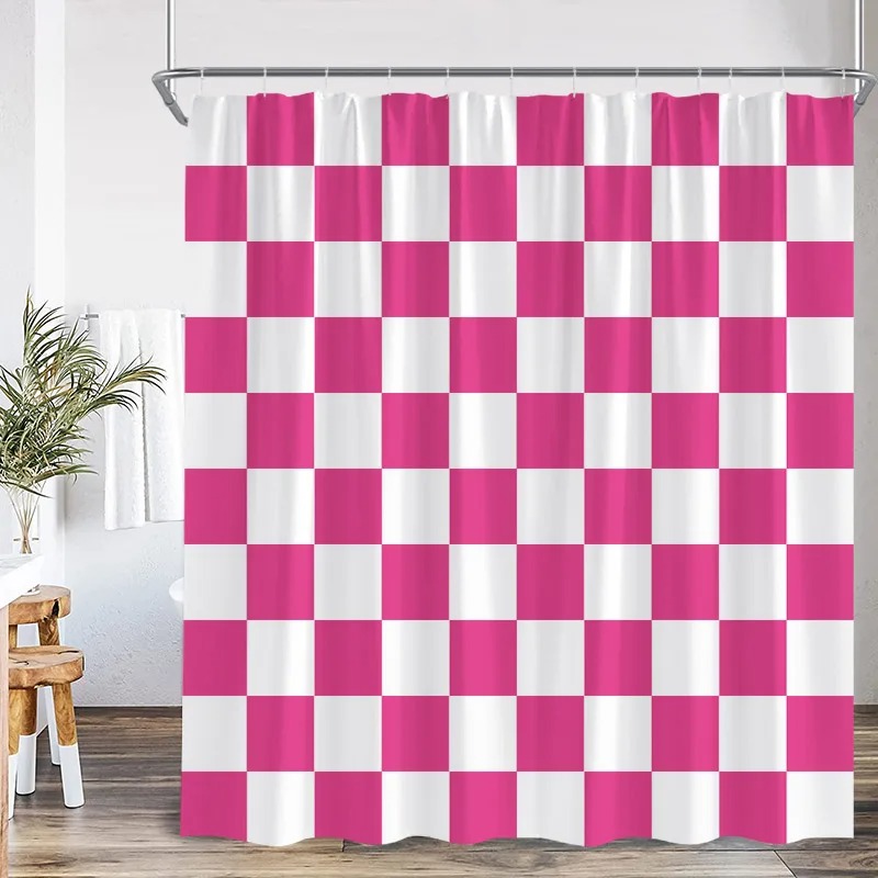 Black and White Check Shower C - Shower Curtain Liner review and price
