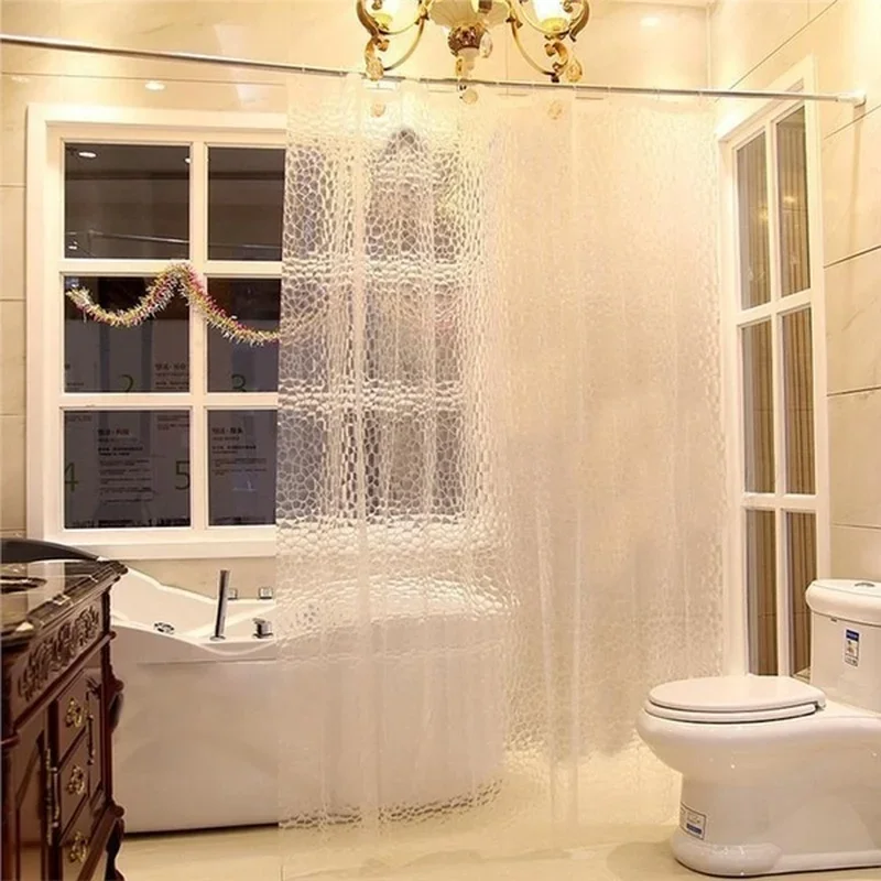 1PCS 180x180cm 3D Bathroom Bat - Shower Curtain Liner review and price