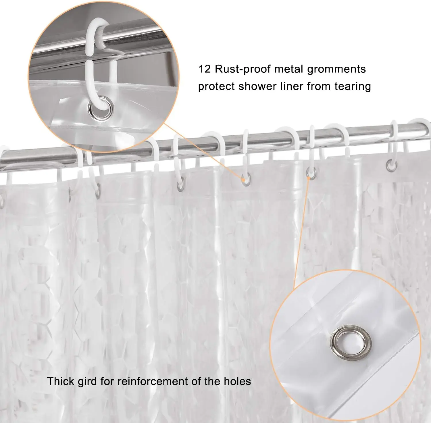3D Water Cube Shower Curtain L - Shower Curtain Liner review and price