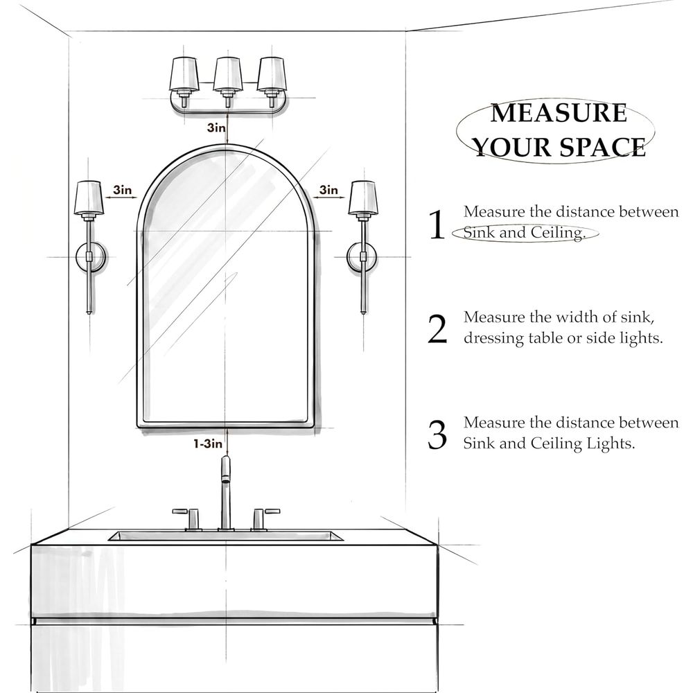 Luxurious Arched Gold Bathroom - Home Bathroom Furniture review and price