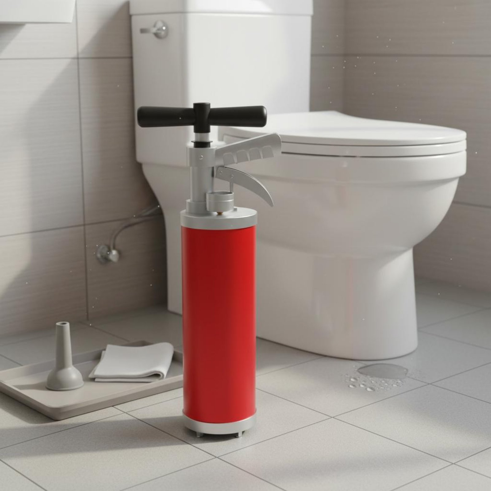Air Pressure Drain Unclogger Q - Home Bathroom Pressure Pump review and price
