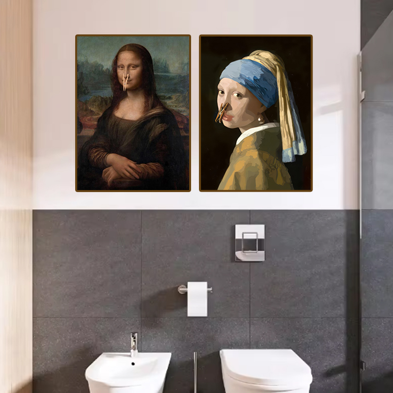 1pc Funny Abstract Bathroom To - Home Bathroom Furniture review and price