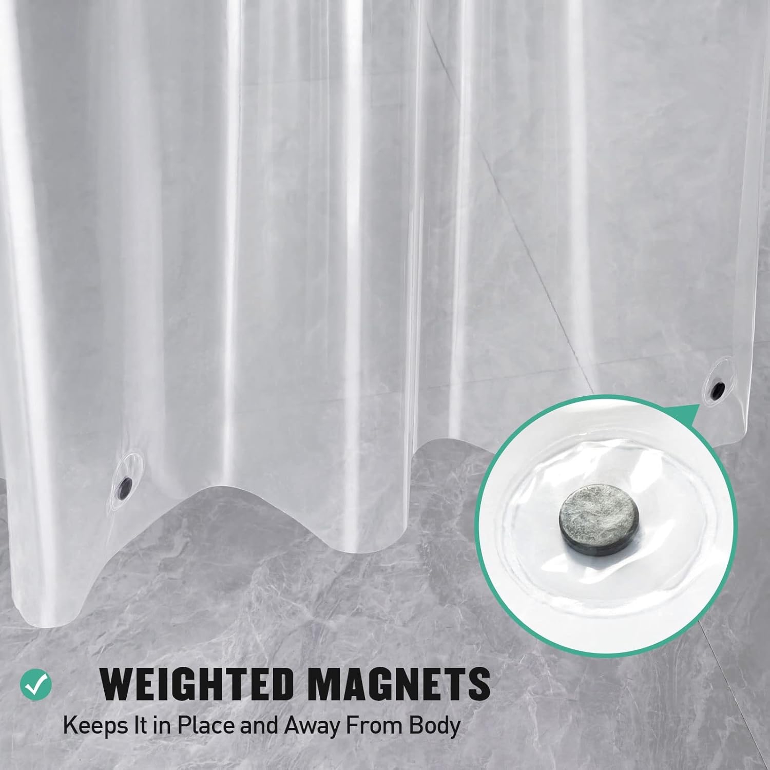 1pc Lightweight Waterproof Cle - Shower Curtain Liner review and price
