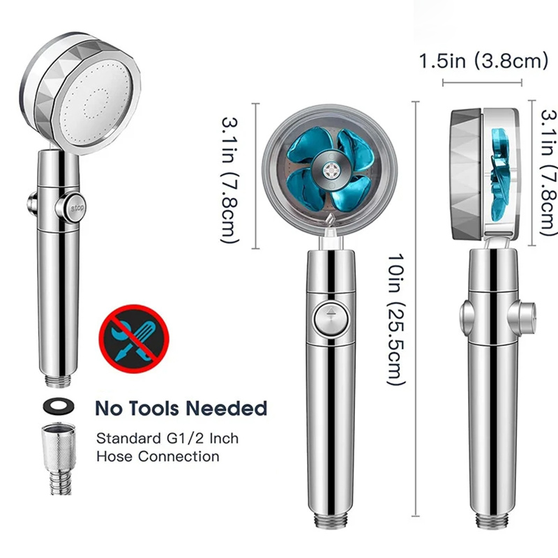 360 Degrees Rotation Turbo Fan - Home Bathroom Fan review and price