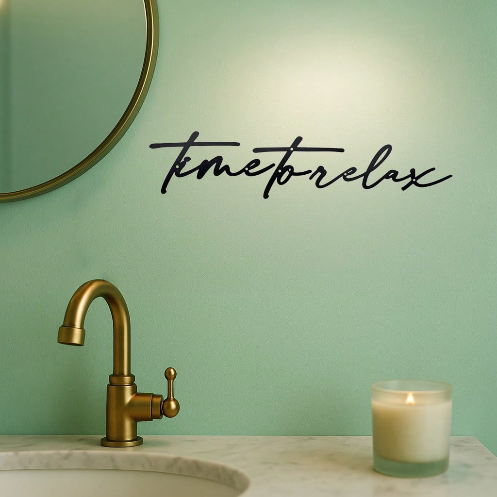 3PCS Black Metal Wall Art Set  - Home Goods Bathroom review and price