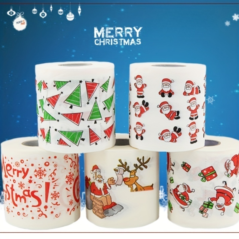 1/3pcs Christmas Toilet Paper  - Home Bathroom Paper Towels review and price