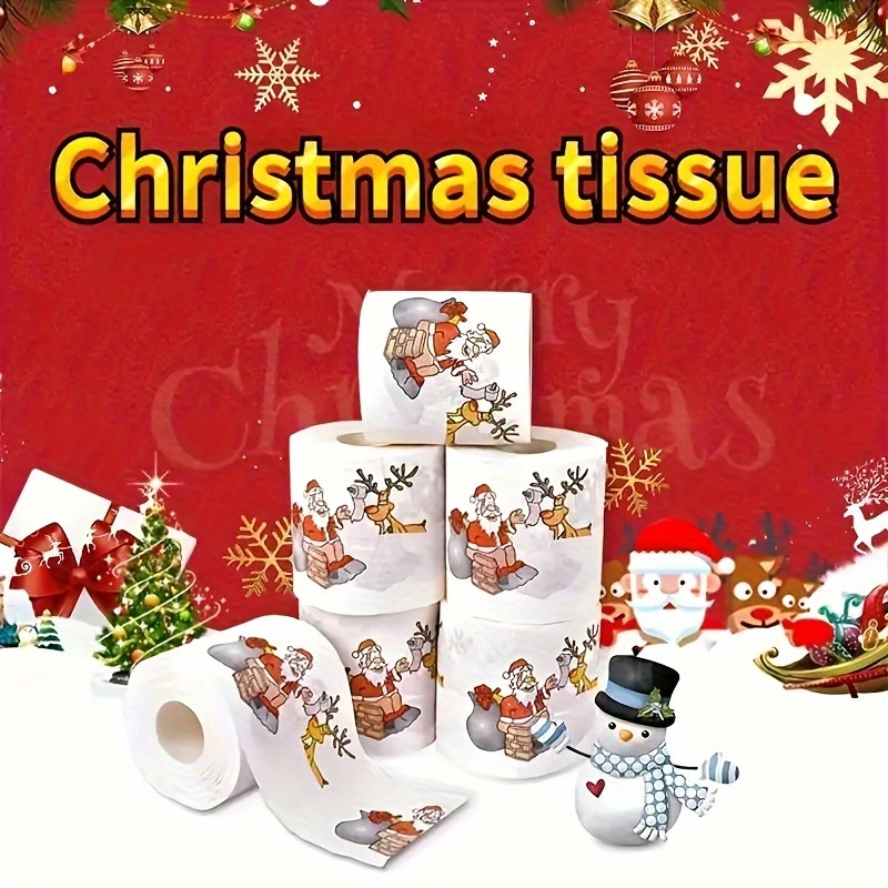 1/3pcs Christmas Toilet Paper  - Home Bathroom Paper Towels review and price
