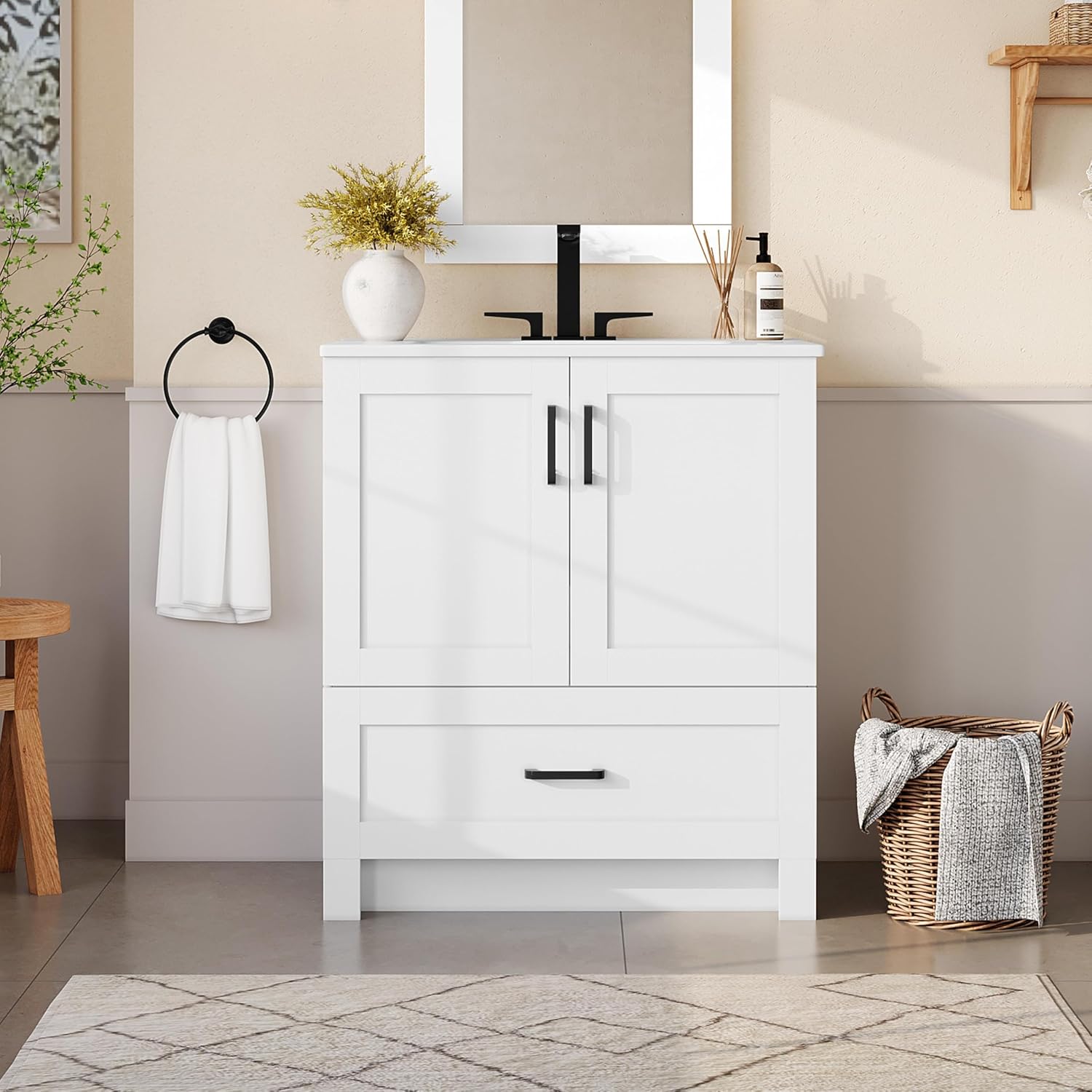 30 Inch Bathroom Vanity With C - Home Bathroom Furniture review and price