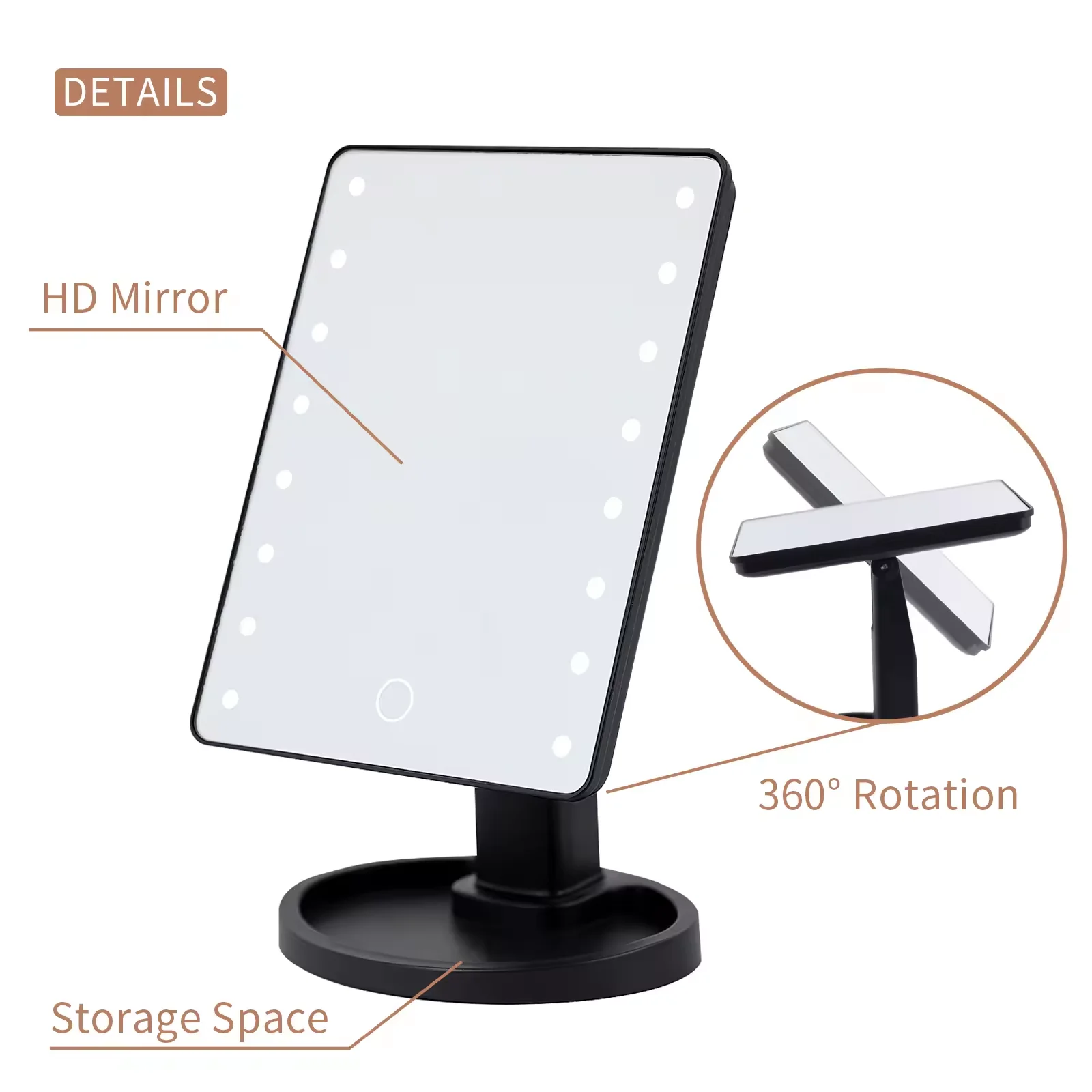 Square Vanity Lighted Makeup M - Home Theater Bathroom review and price